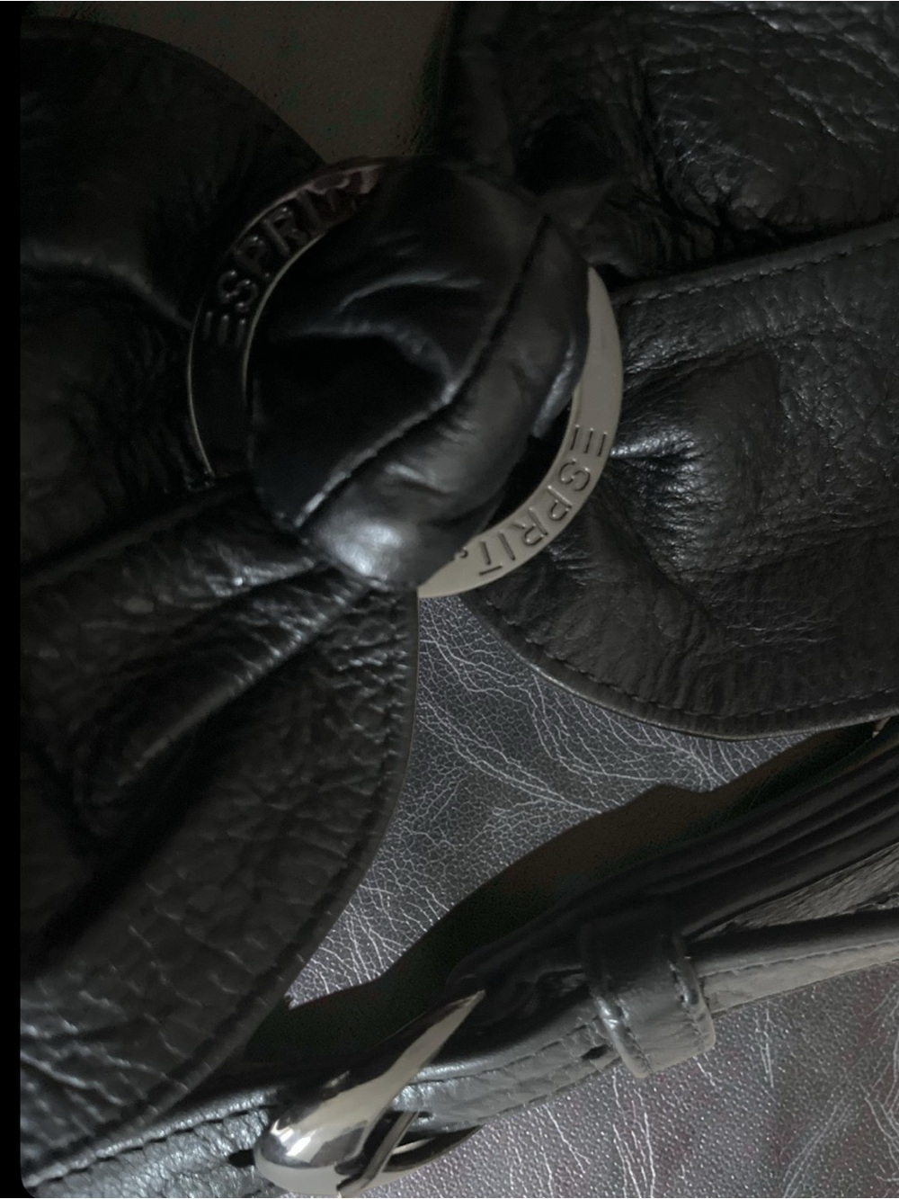 Esprit Black Leather belt